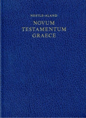 Новый Завет на греческом языке, 27-ое изд.(Нестле-Аланд). Novum Testamentum Graece