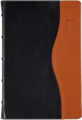 Библия 078TIDT (черно-коричневый кожаный переплет с индексами, в футляре)