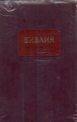 Библия 065 ZTI темно-коричневая А-4 (кожзам) Акварель