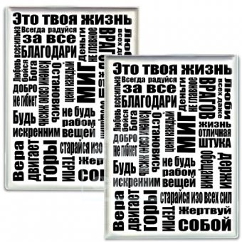 Обложка для паспорта ПВХ Это твоя жизнь (ВК)
