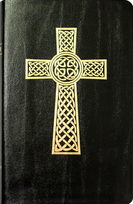 Библия 048 Z (Кельтский крест, черный, кож.)